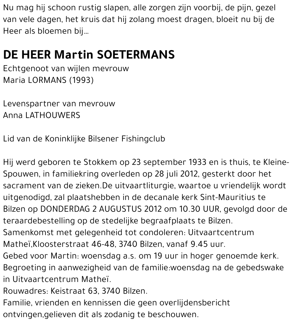 Martin SOETERMANS