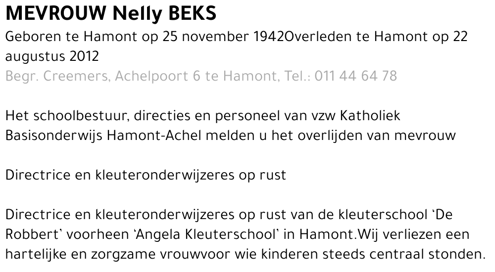 Nelly Beks