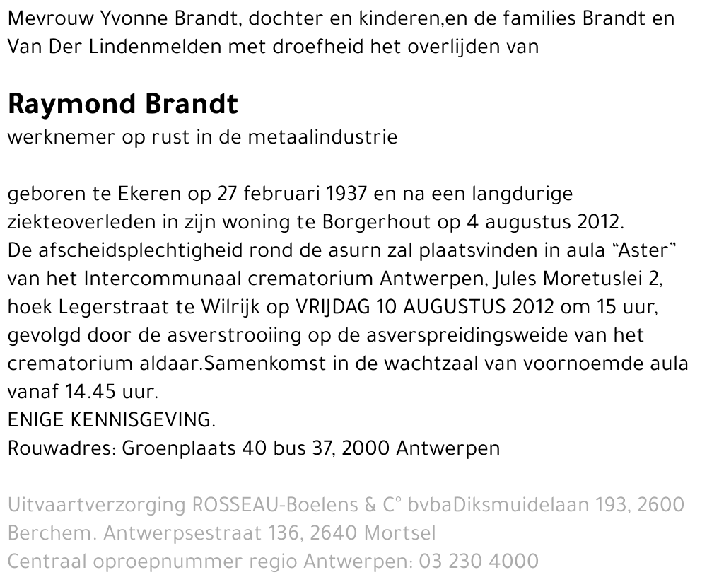 Raymond Brandt
