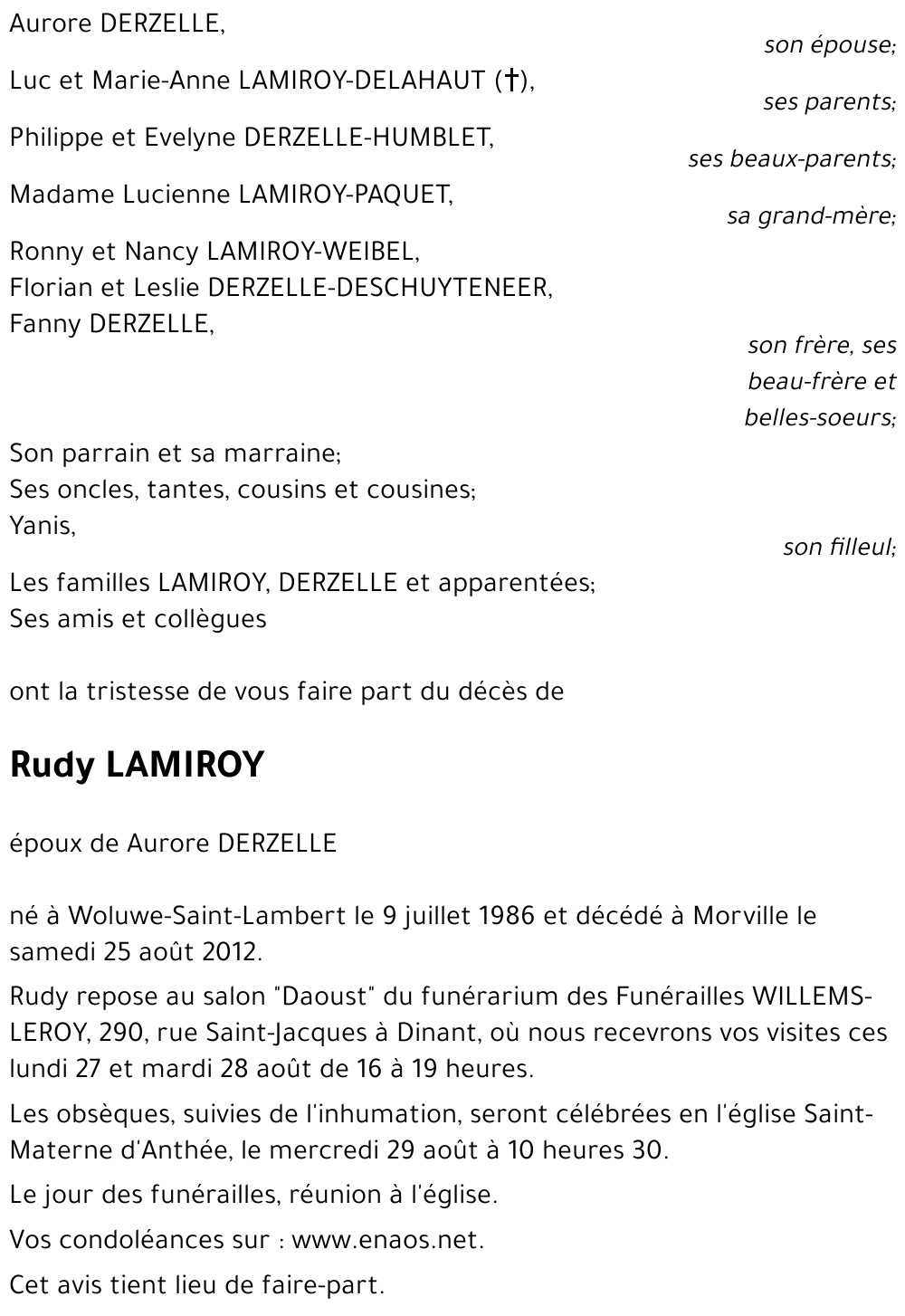 Rudy LAMIROY