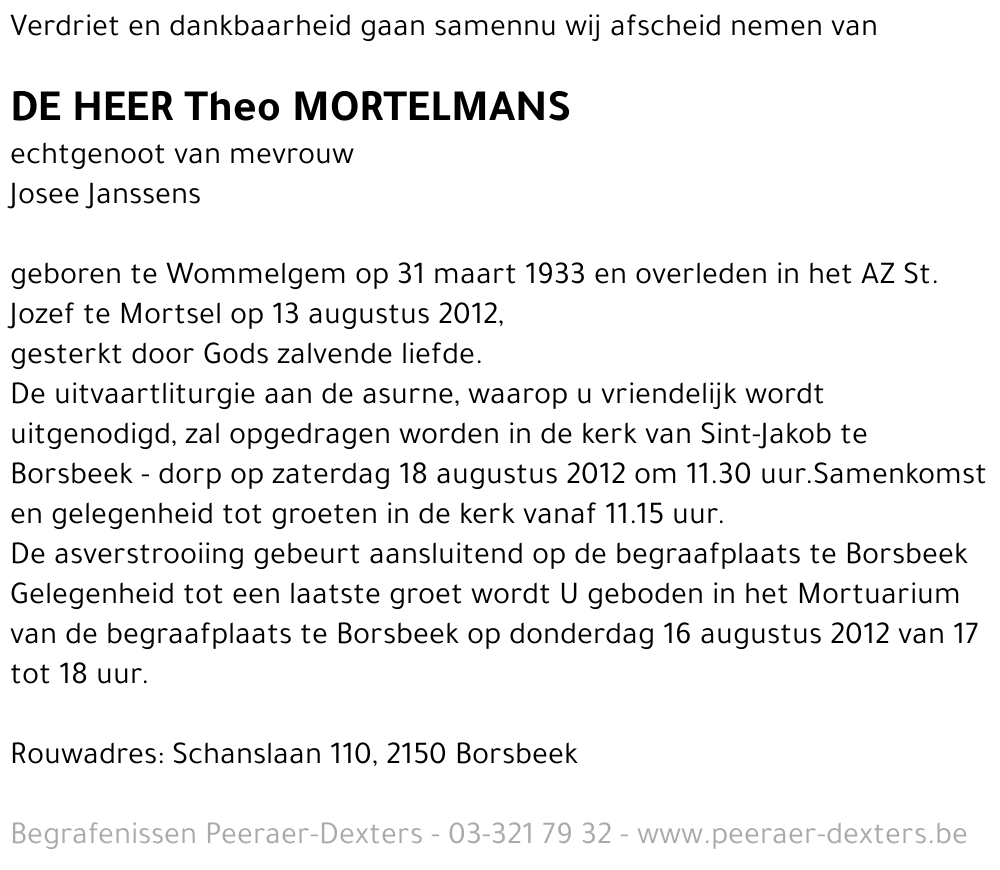 Theo Mortelmans