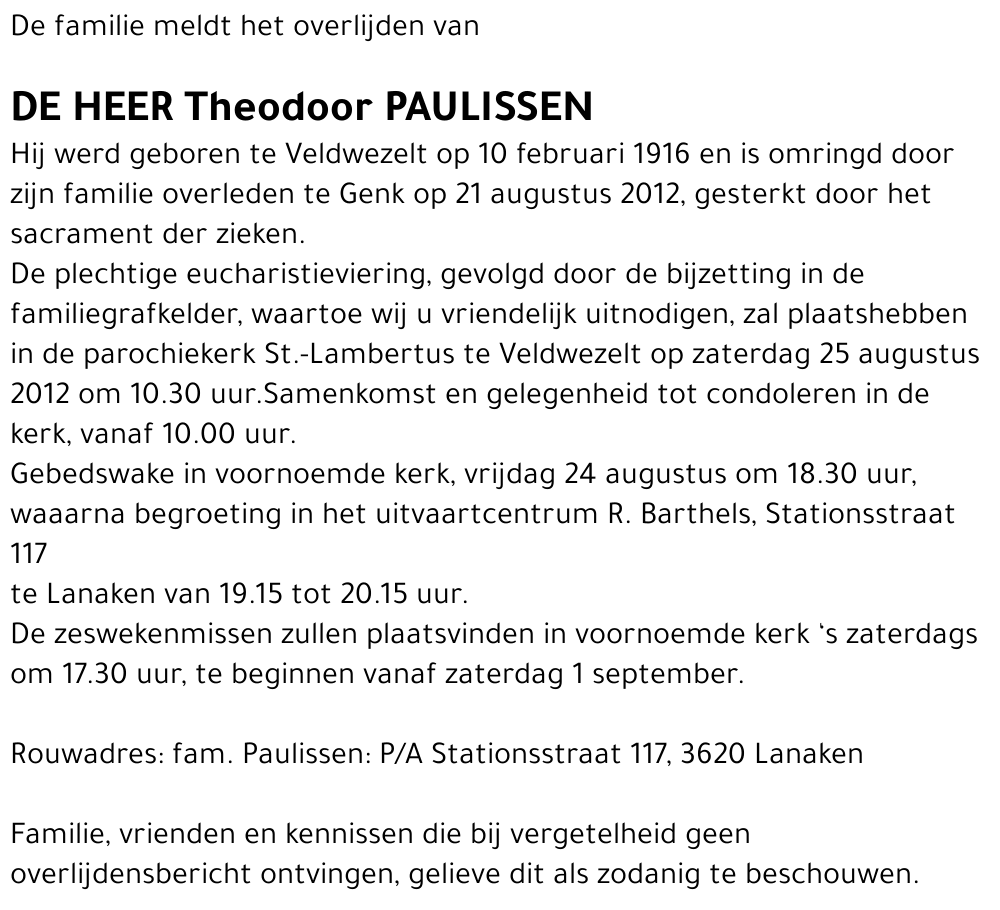 Theodoor Paulissen