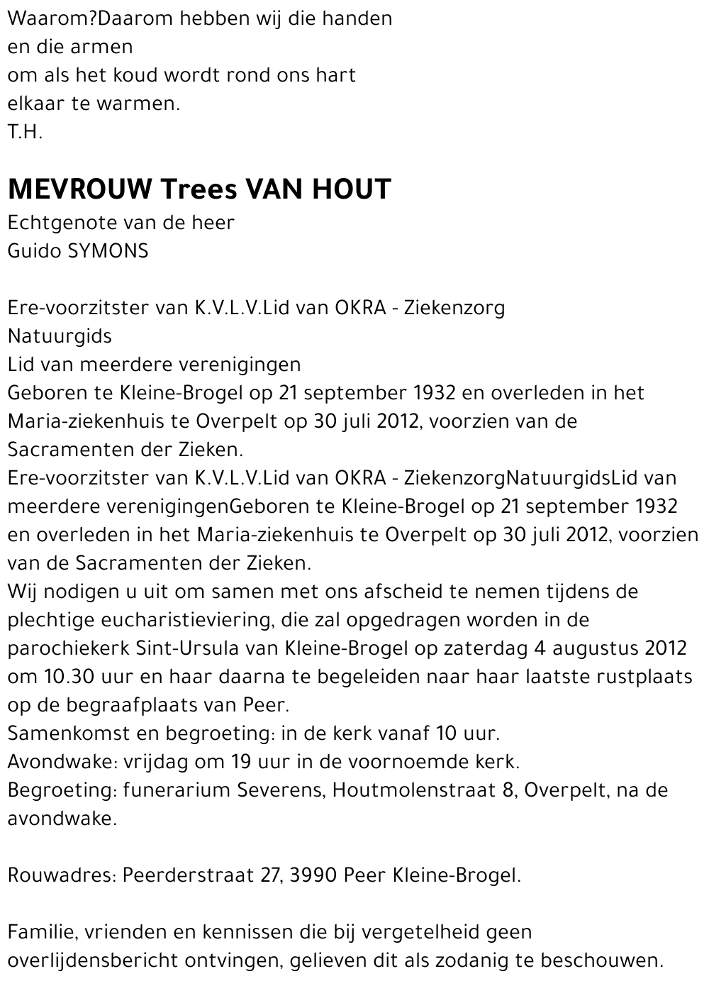 Trees Van Hout