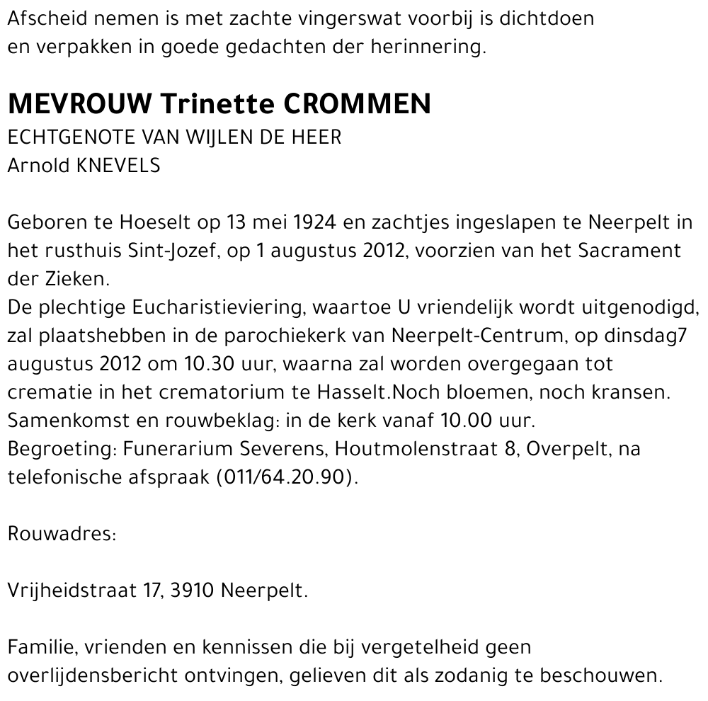 Trinette Crommen