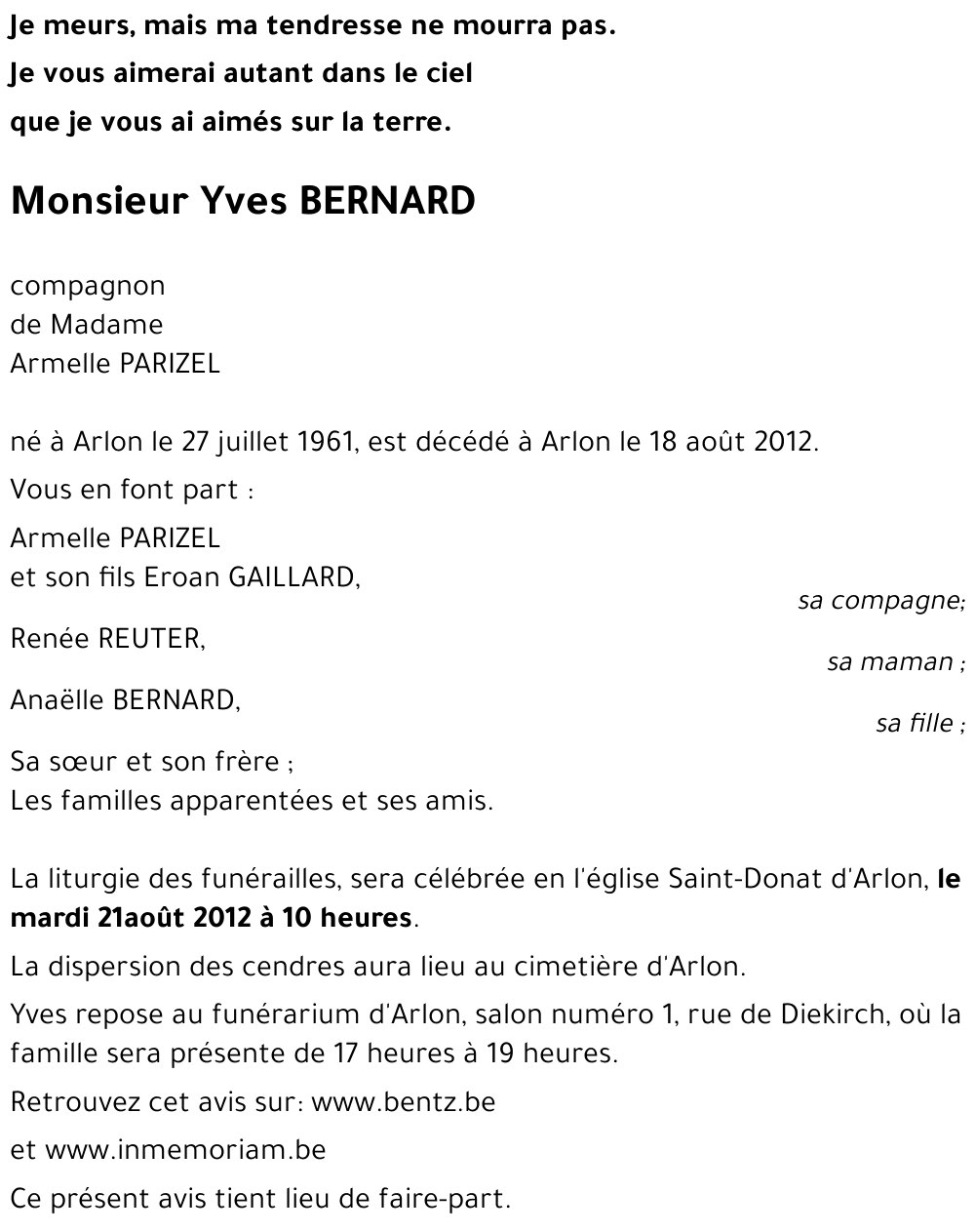 Yves BERNARD
