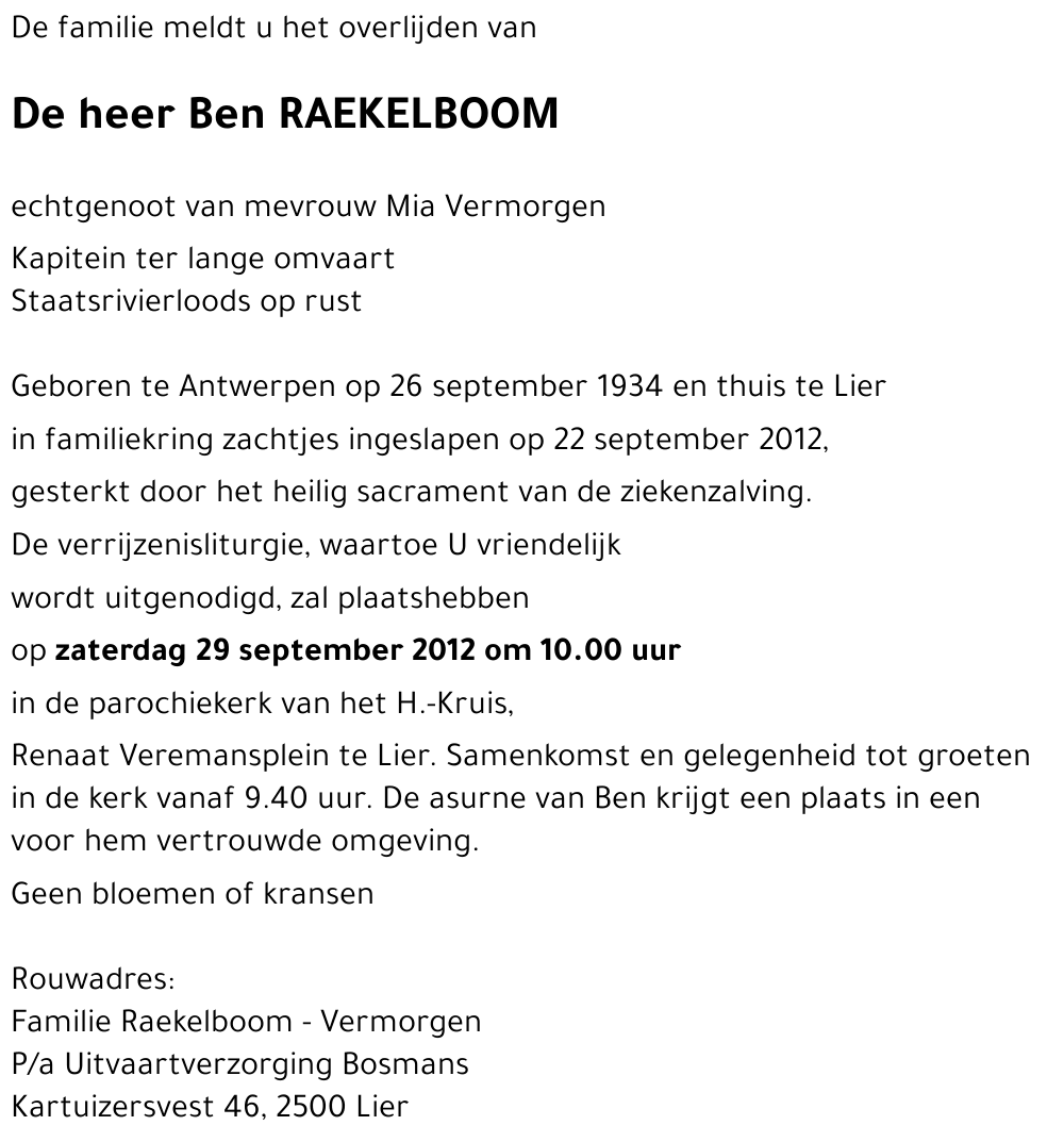 Ben RAEKELBOOM