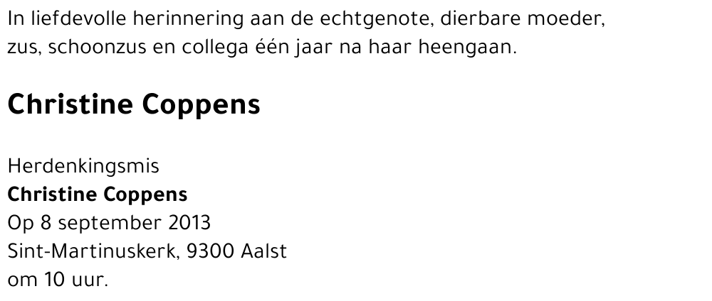 Christine Coppens