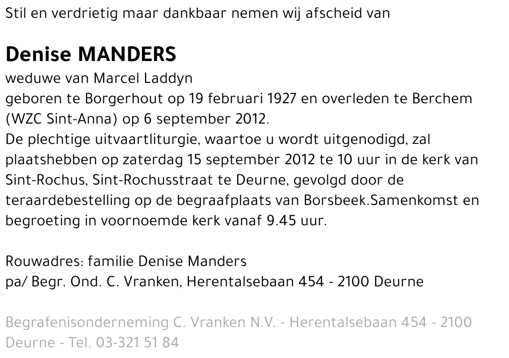 Denise Manders