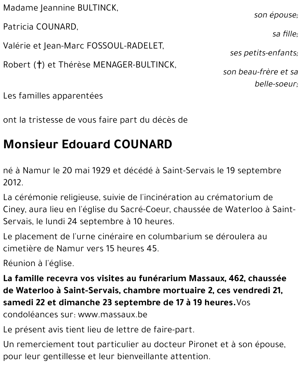 Edouard COUNARD