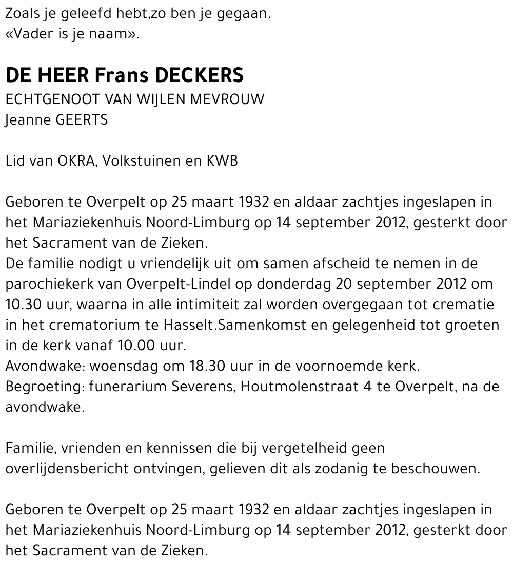 Frans Deckers