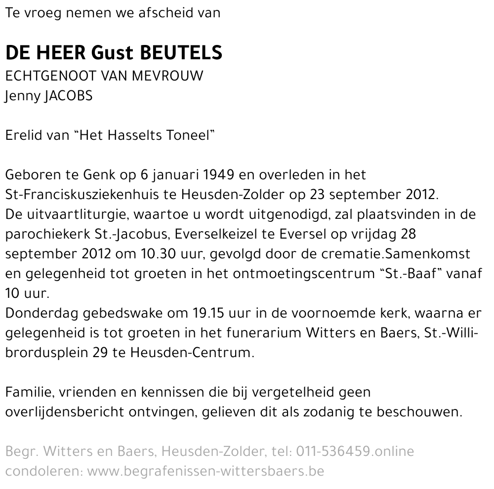 Gust Beutels