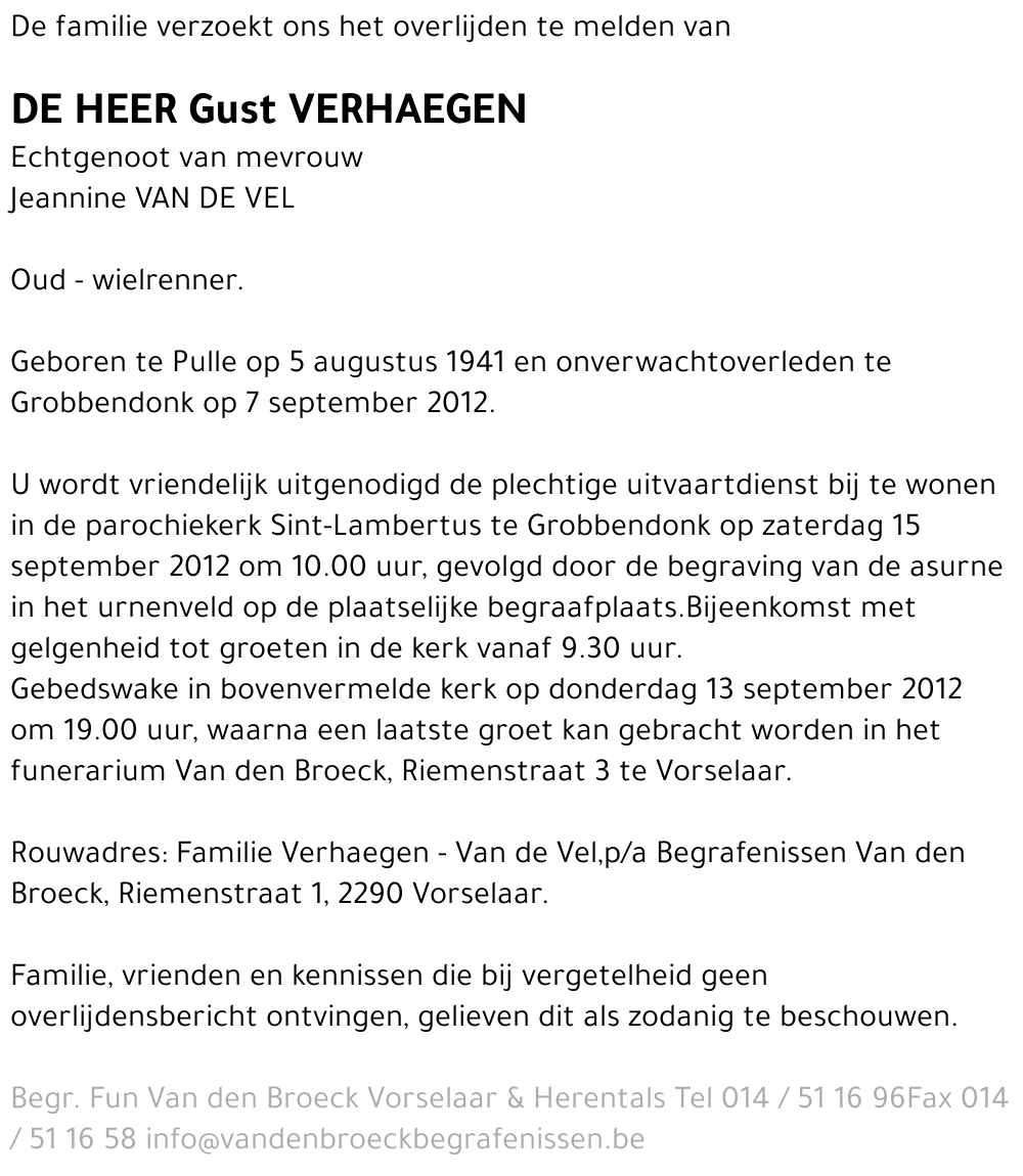 Gust Verhaegen