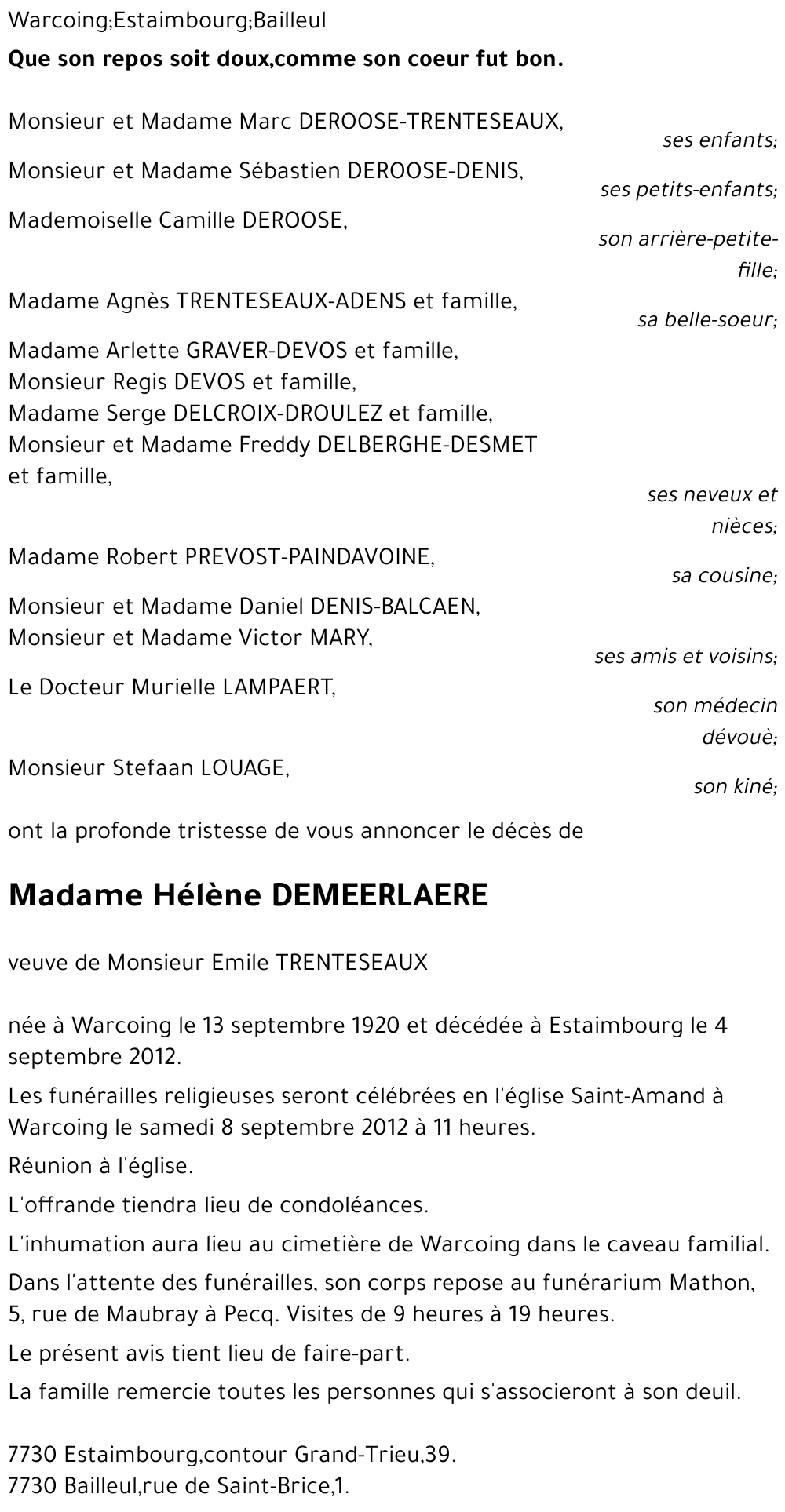 Hélène DEMEERLAERE