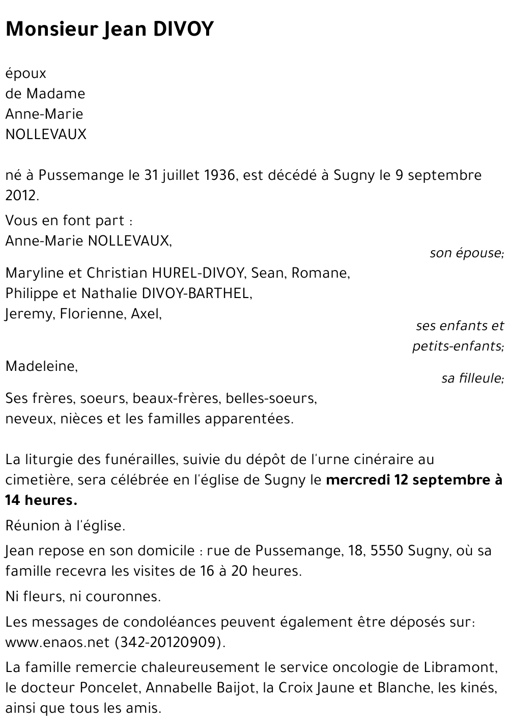 Jean DIVOY