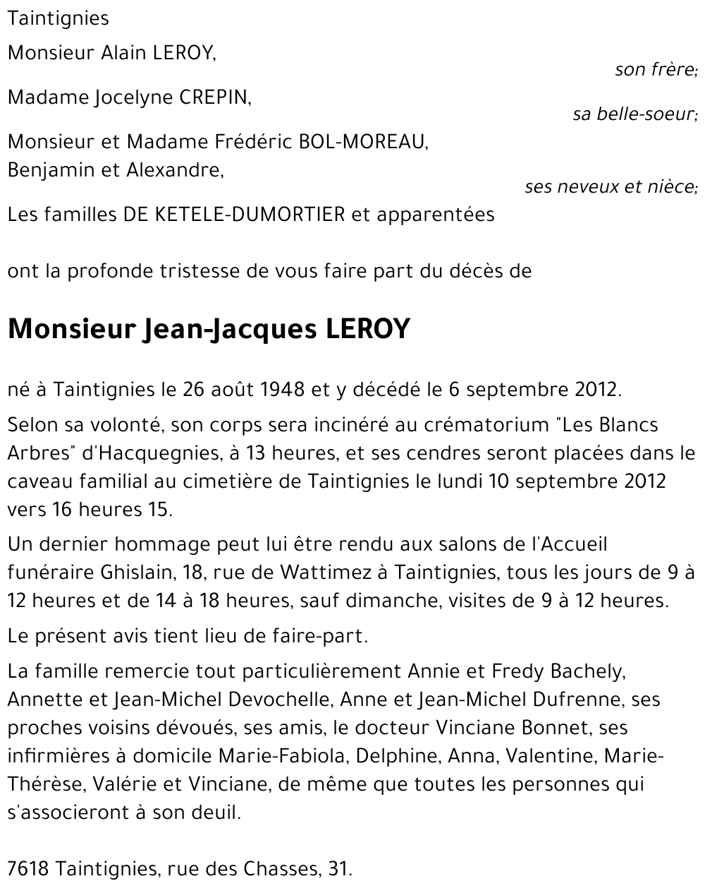 Jean-Jacques LEROY