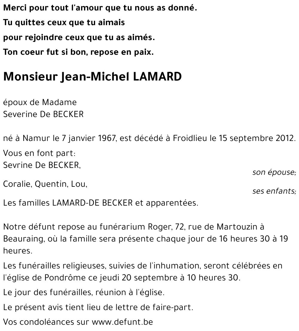 Jean-Michel LAMARD