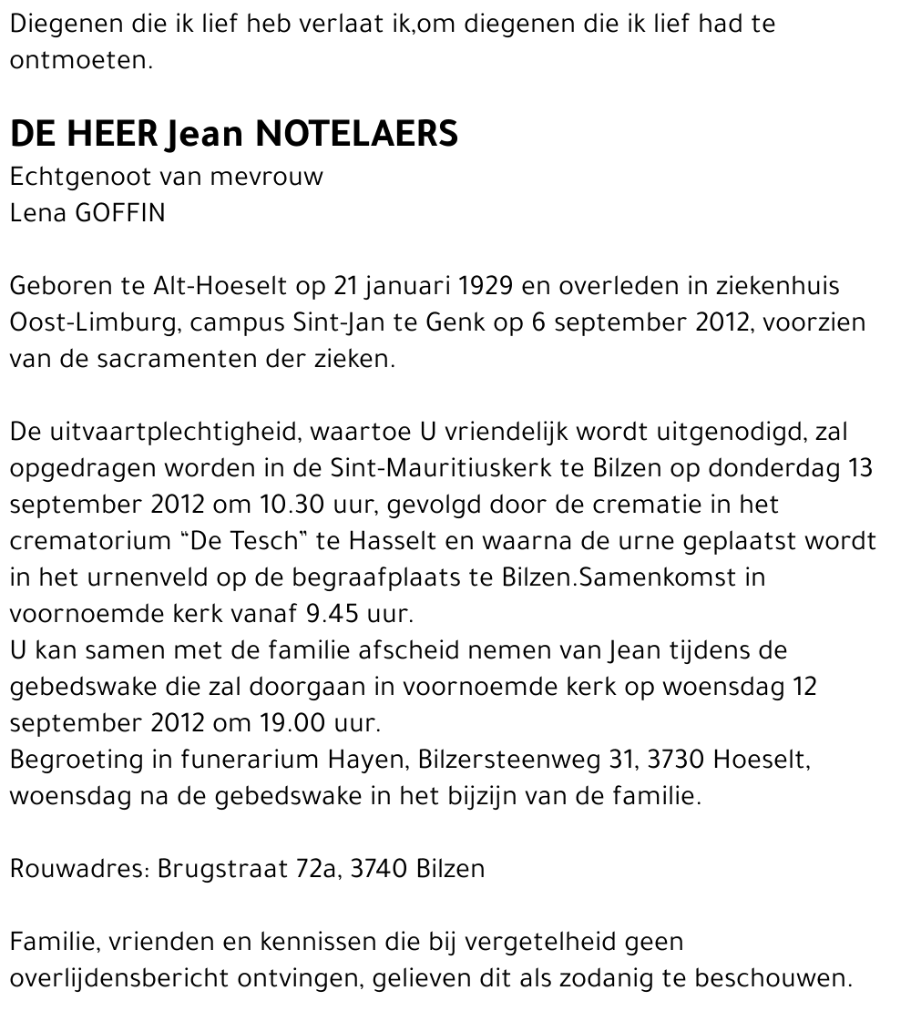 Jean NOTELAERS
