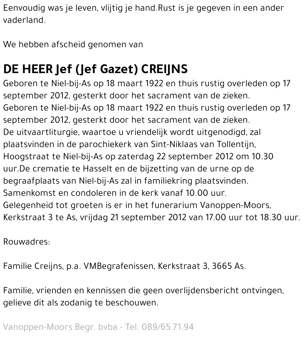 Jef Creijns