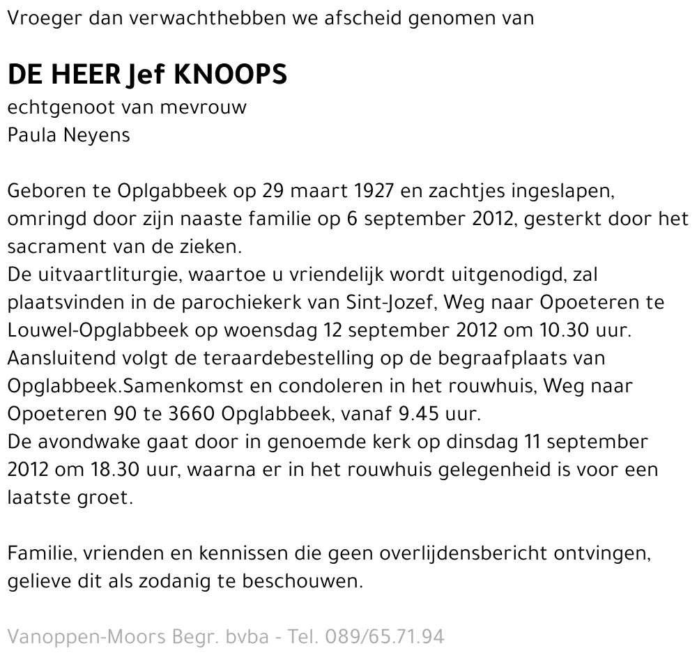 Jef Knoops