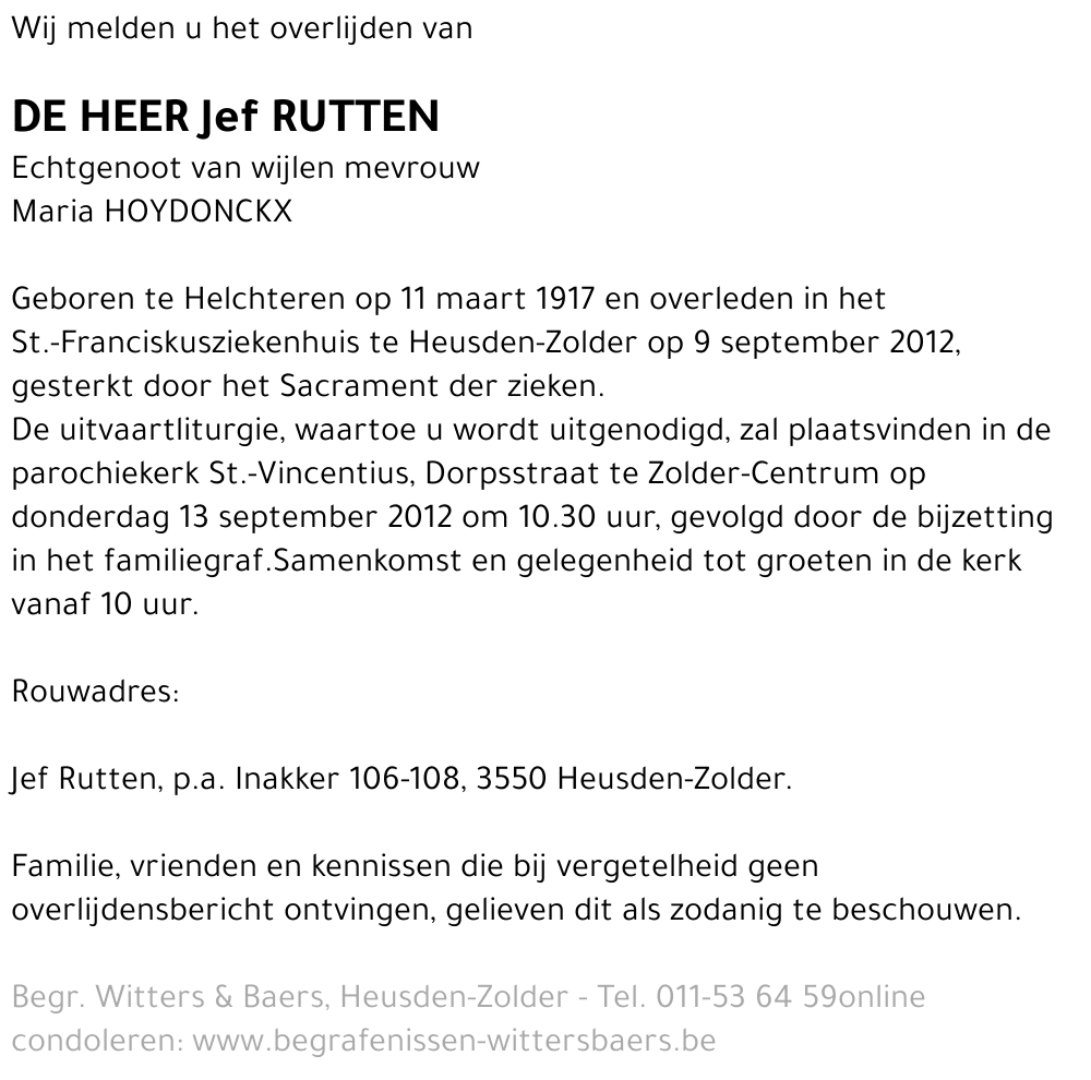 Jef Rutten