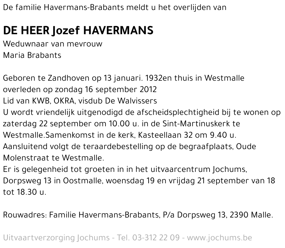 Jozef Havermans