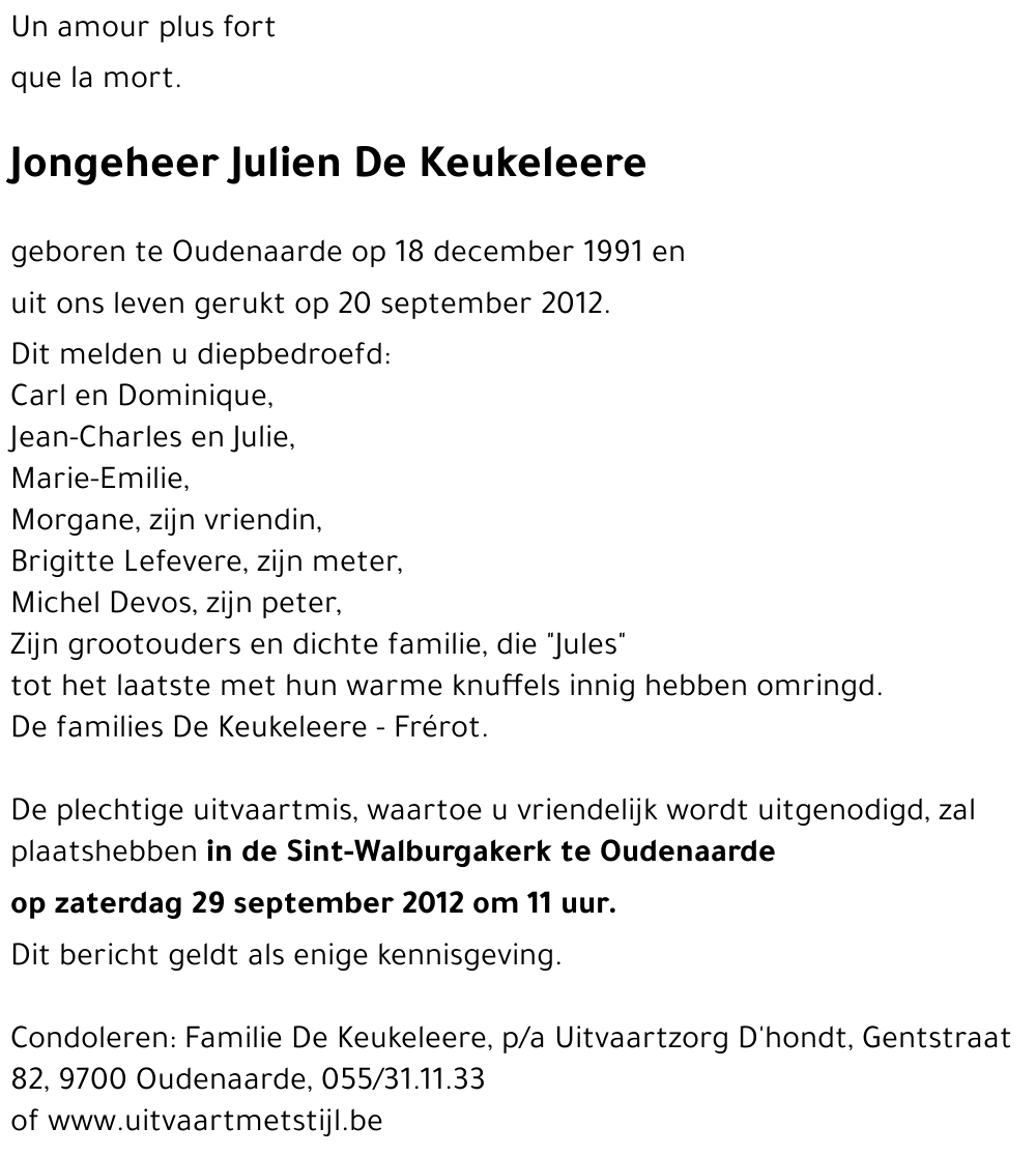 Julien De Keukeleere
