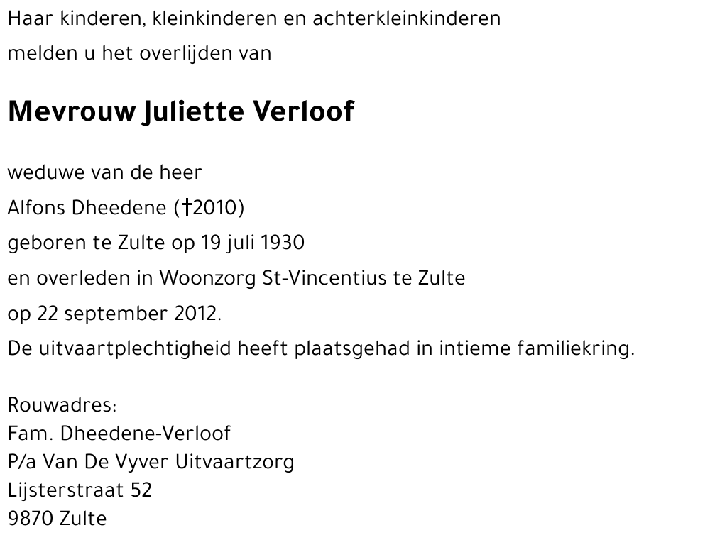 Juliette Verloof