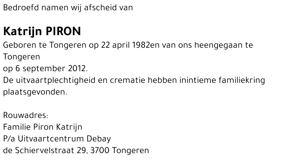 Katrijn PIRON