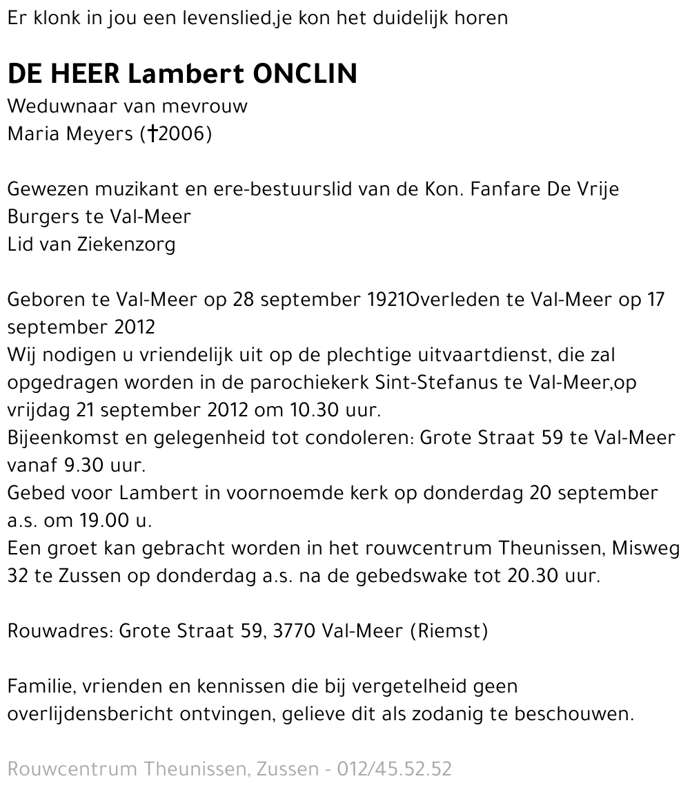 Lambert Onclin