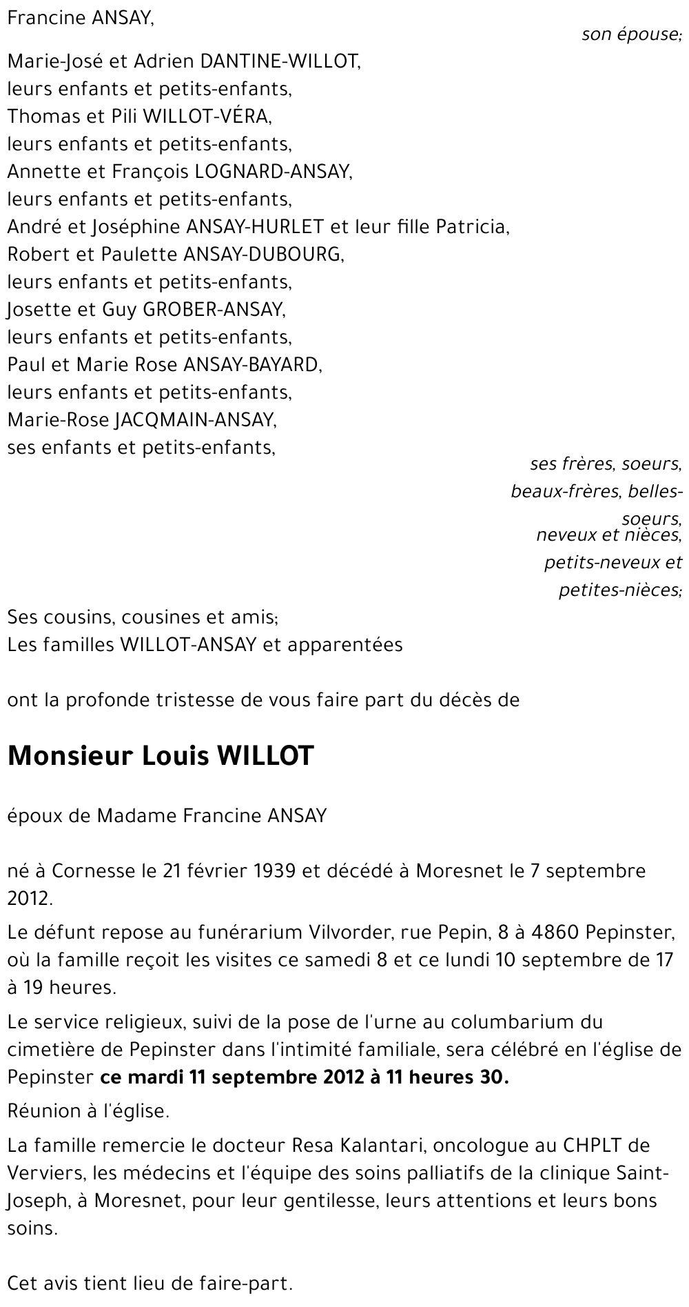 Louis WILLOT