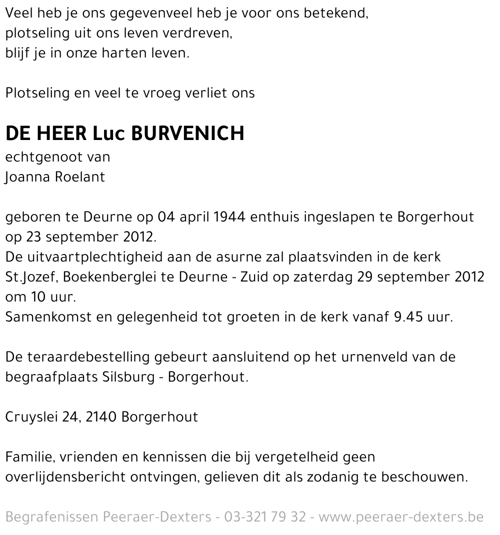 Luc Burvenich
