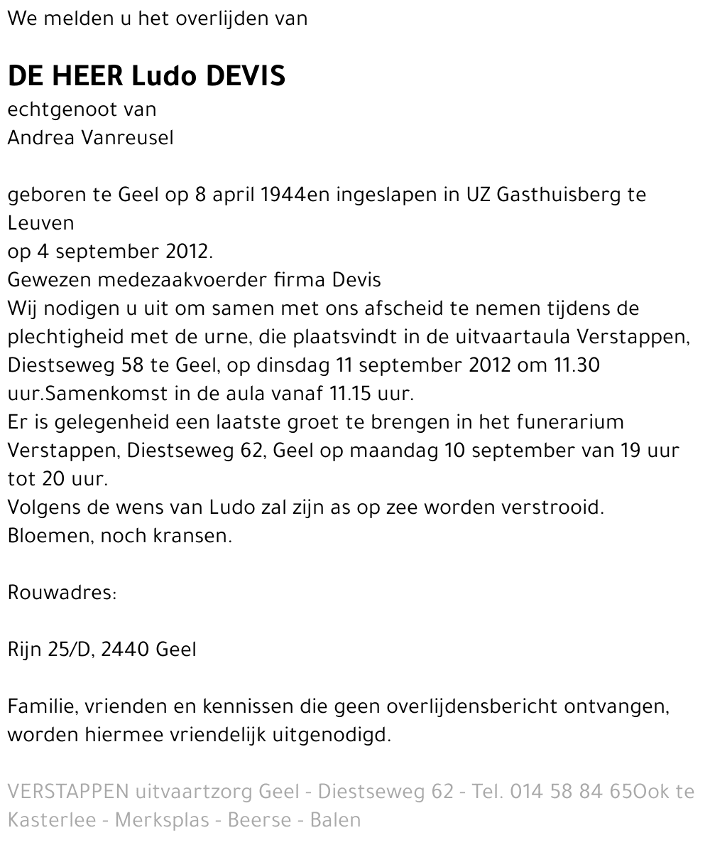 Ludo Devis