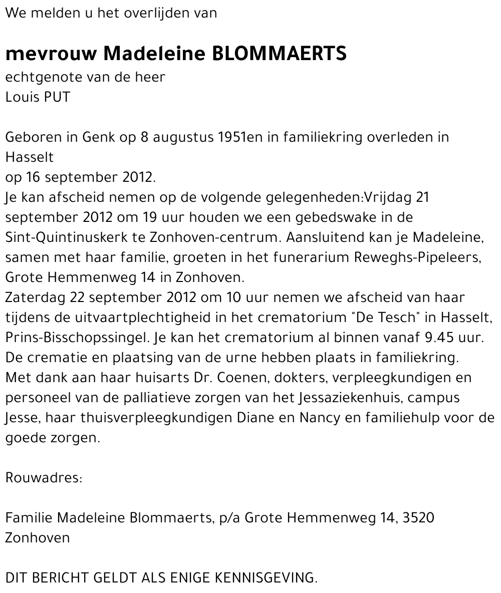 Madeleine Blommaerts