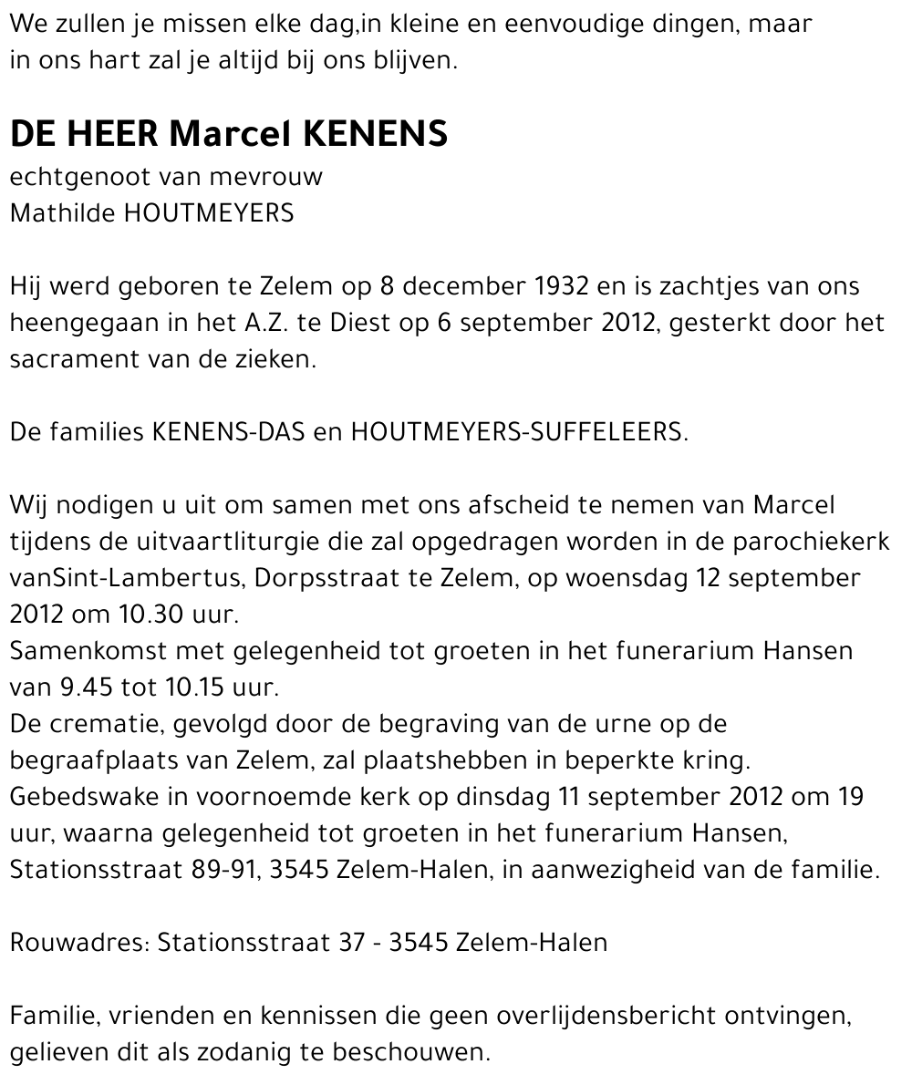 Marcel KENENS