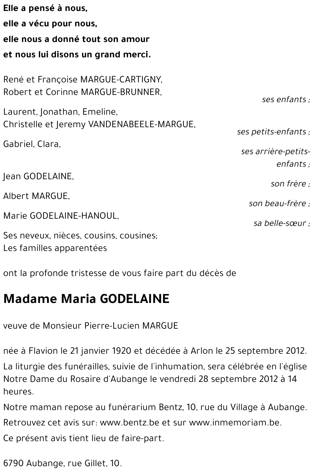 Maria GODELAINE