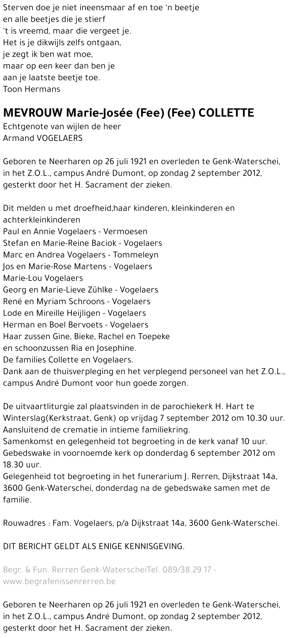 Marie-Josée Collette