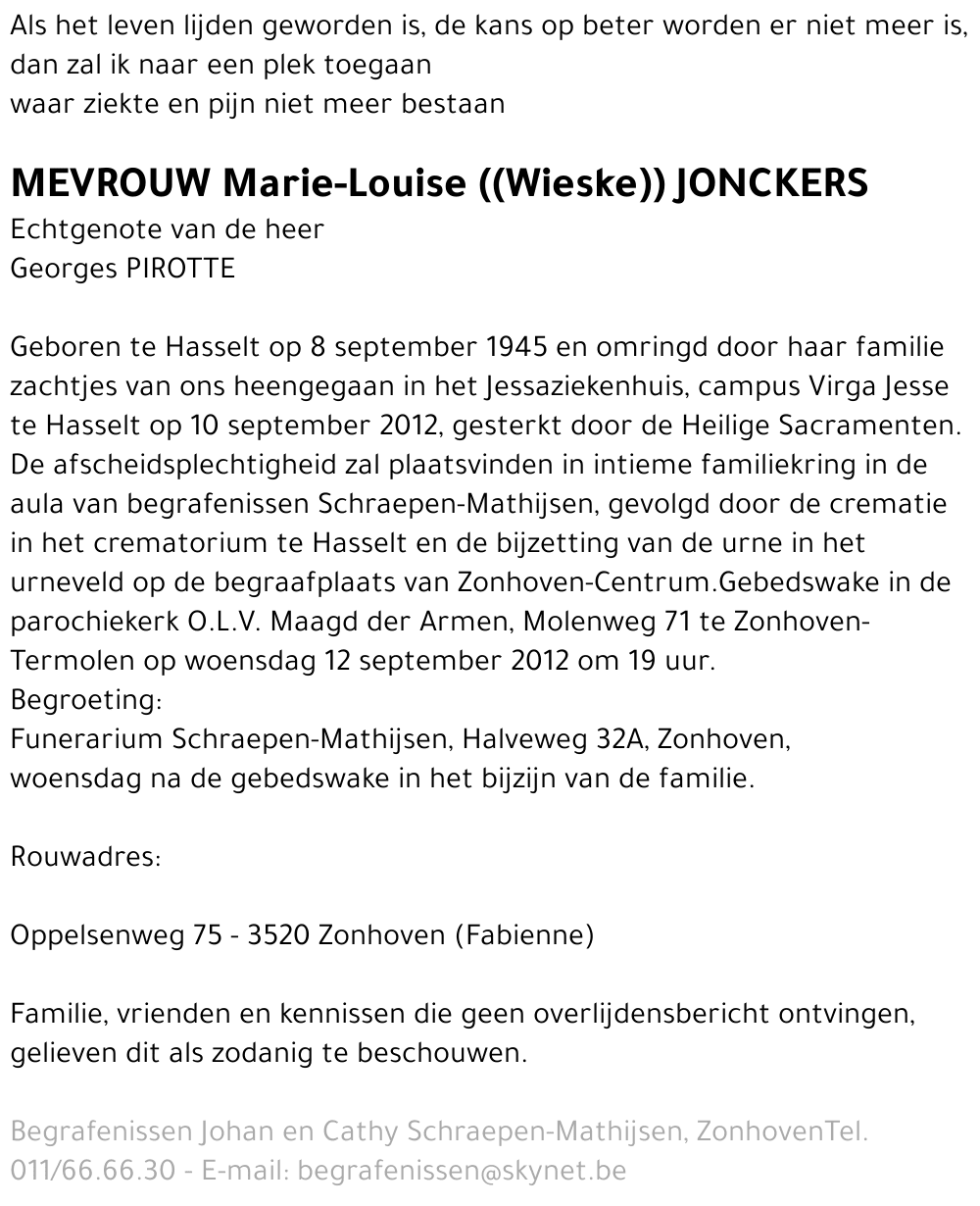 Marie-Louise Jonckers