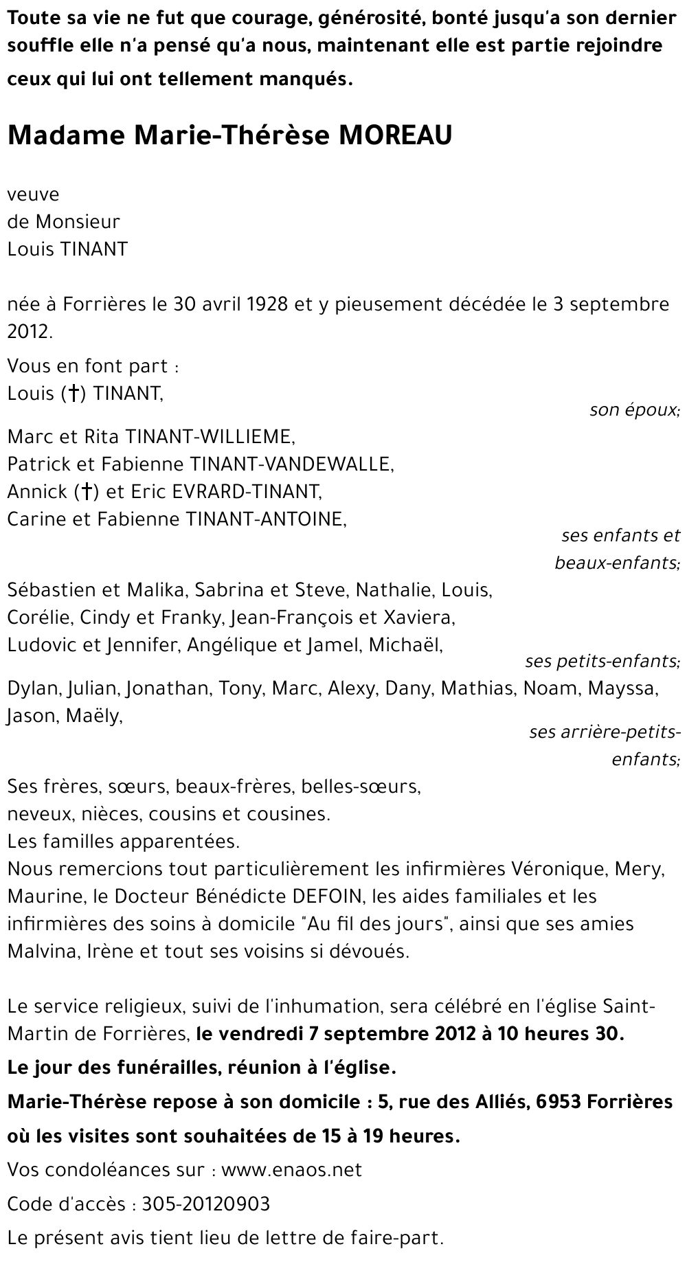 Marie-Thérèse MOREAU