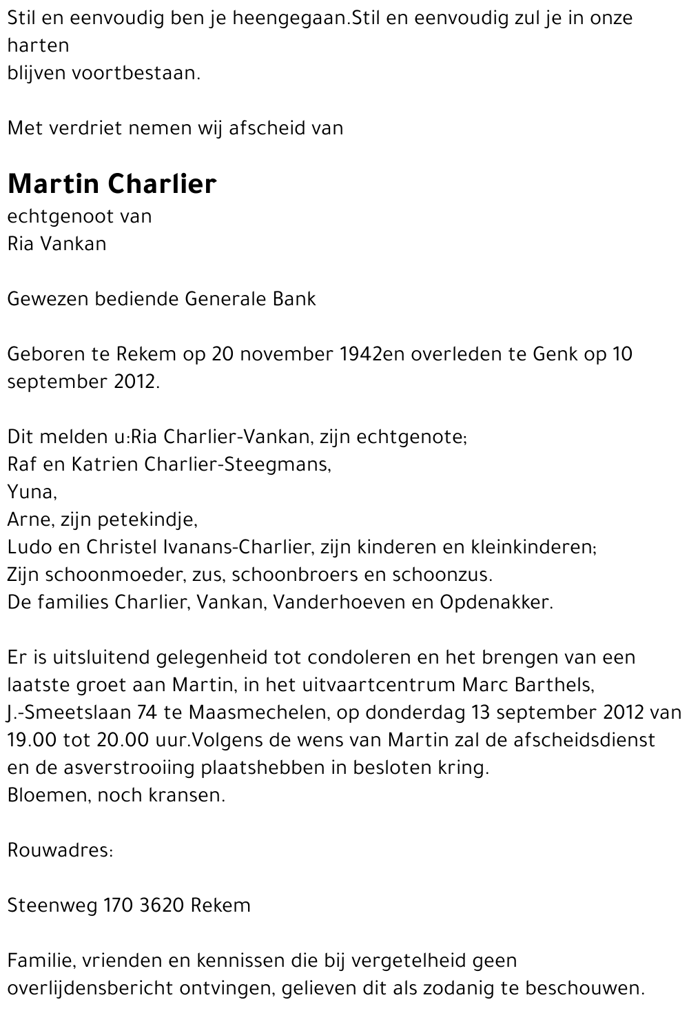 Martin Charlier