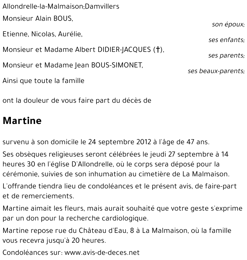 Martine -
