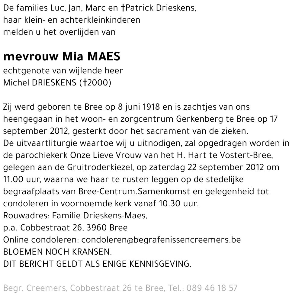 Mia Maes