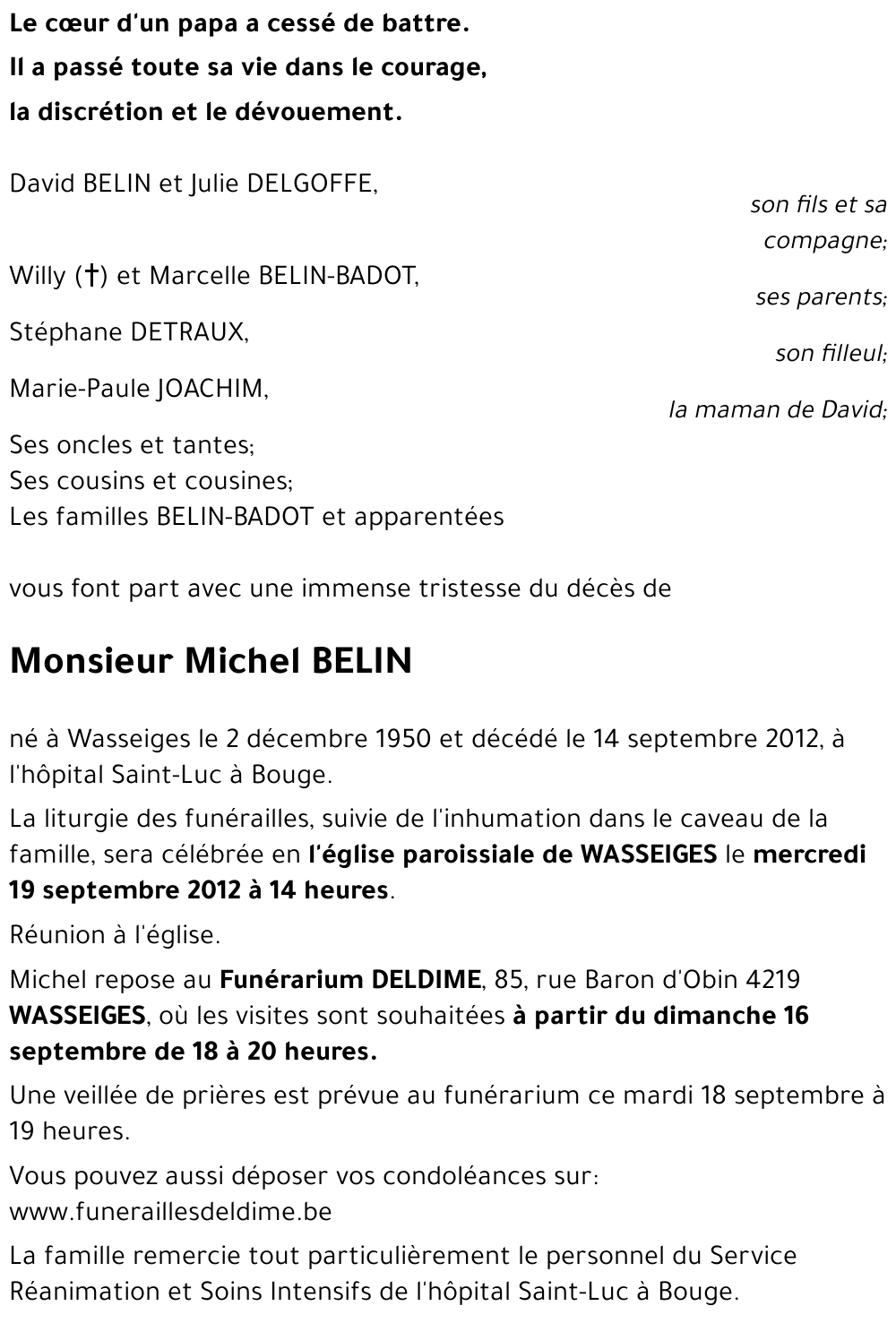 Michel BELIN