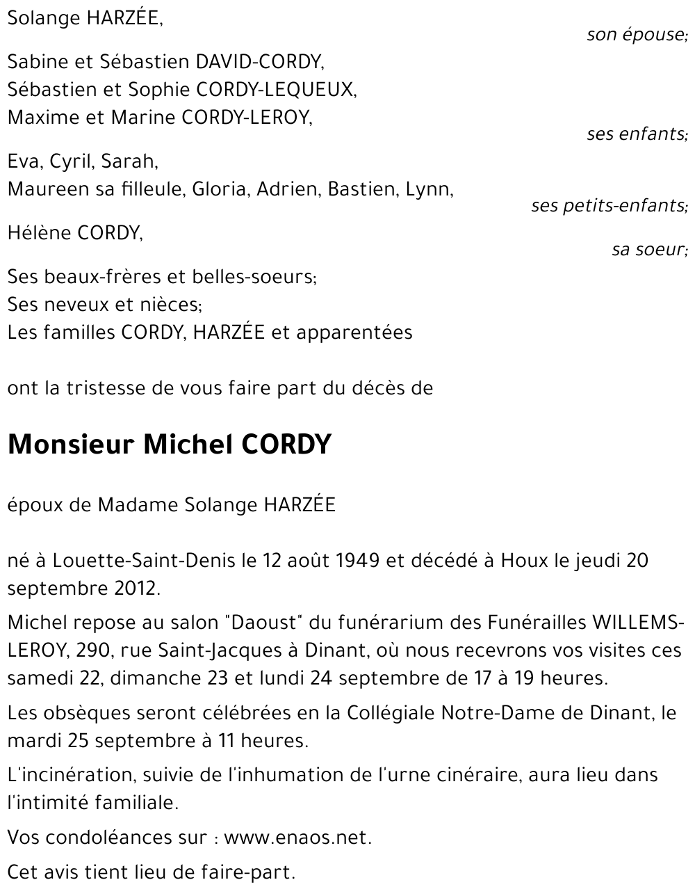 Michel CORDY