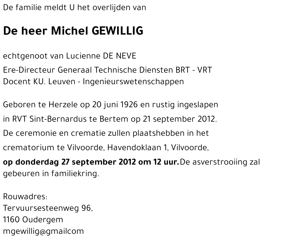 Michel GEWILLIG