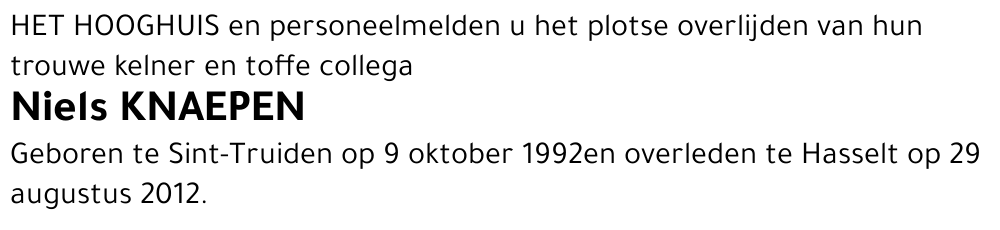 Niels Knaepen