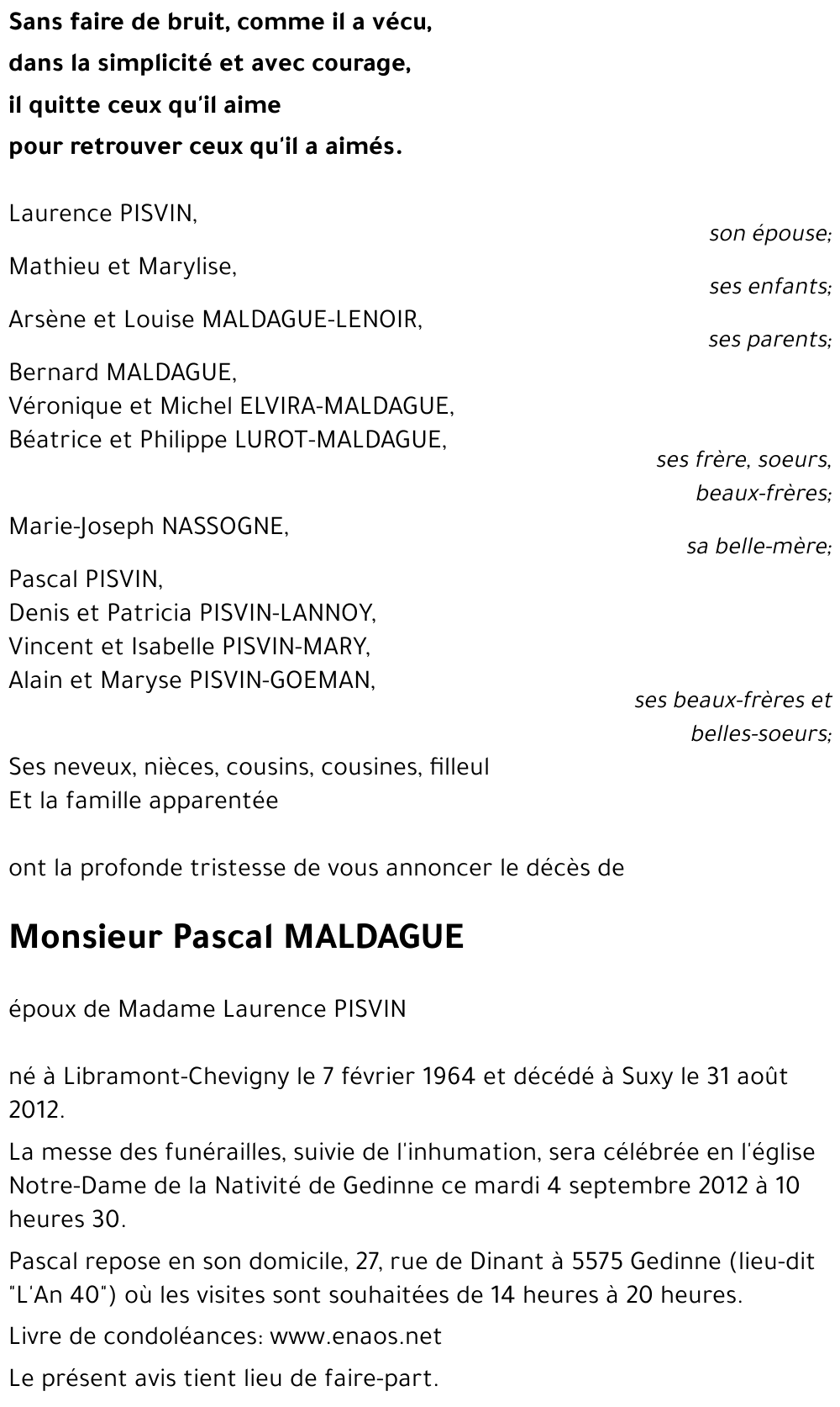Pascal MALDAGUE