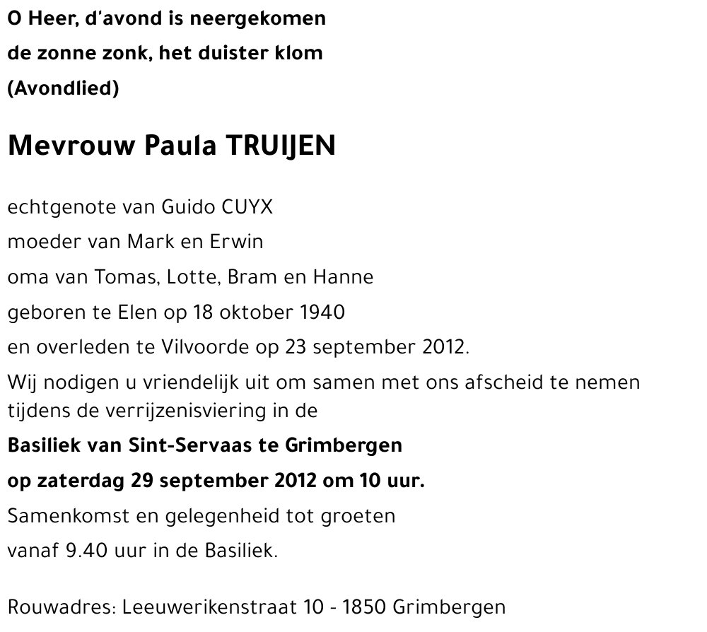 Paula TRUIJEN