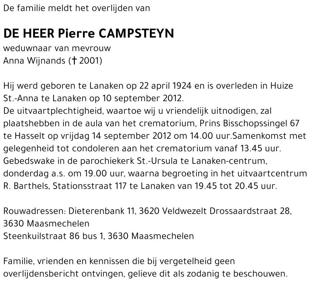 Pierre Campsteyn