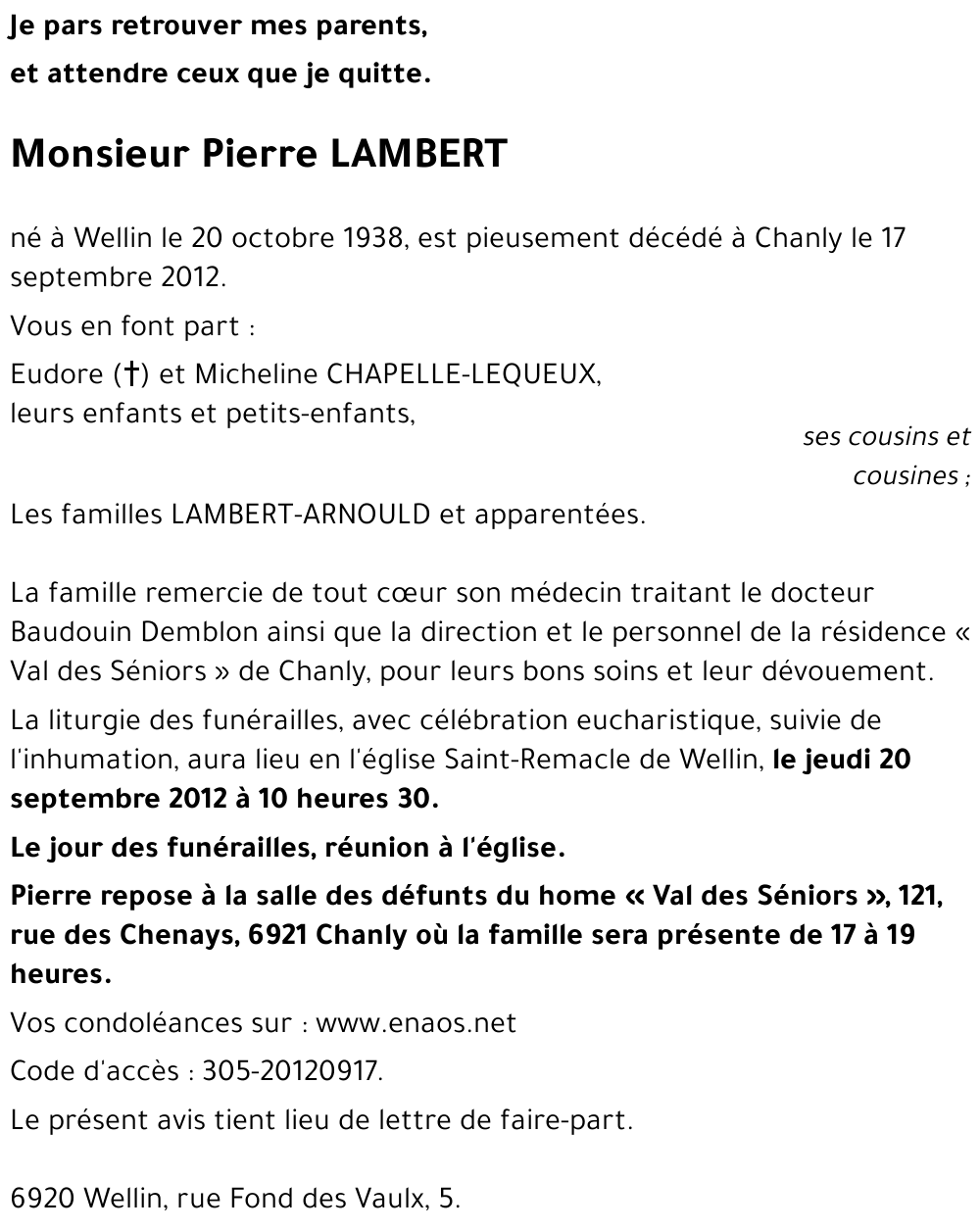 Pierre LAMBERT