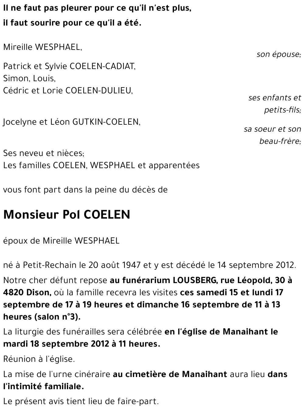 Pol COELEN